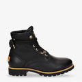 Route Boot Reporter Igloo Trav botas de piel con forro interior de pelo natural. negro