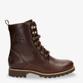 Fara Igloo Trav botas de piel con forro interior de pelo natural. marron