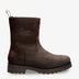 Monovar Igloo botas de piel con forro interior de pelo natural. marron