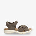 Sanders sandalias de piel con forro interior de lycra. gris