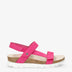 Selma sandalias de piel con forro interior de piel. fucsia