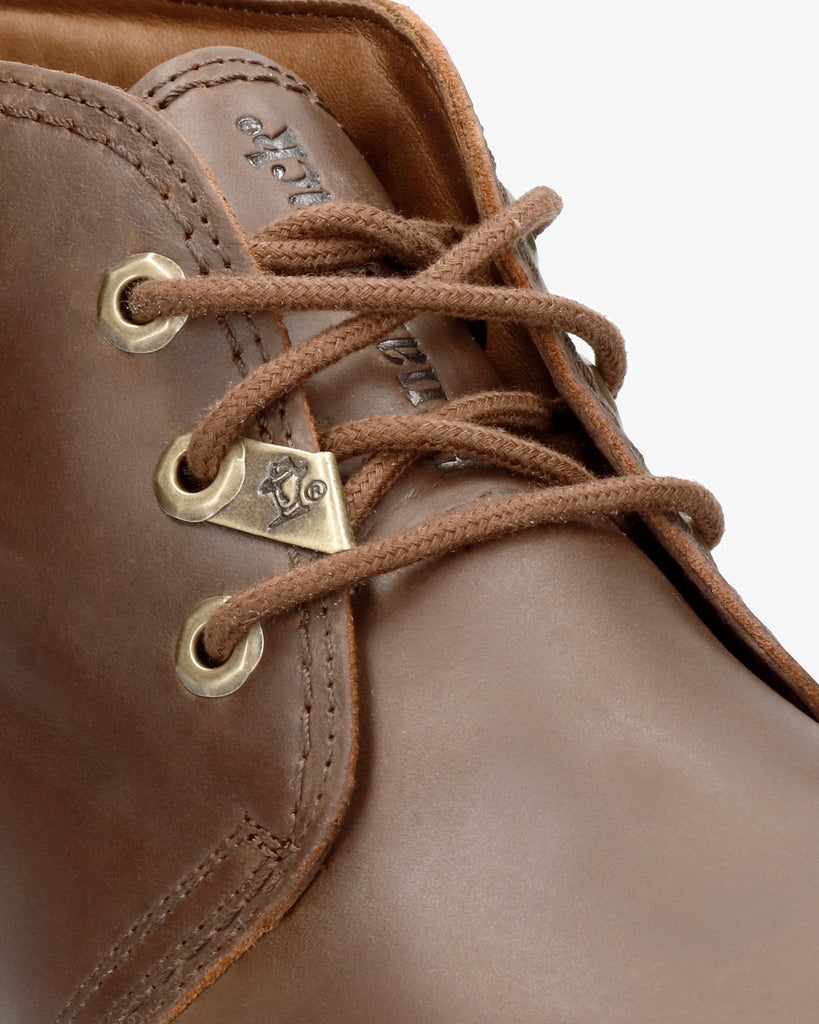 Bota Panama botines de piel con forro interior de piel. cuero