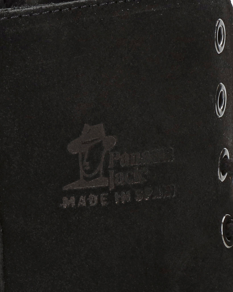 Frisia botas de piel con forro interior de piel. negro