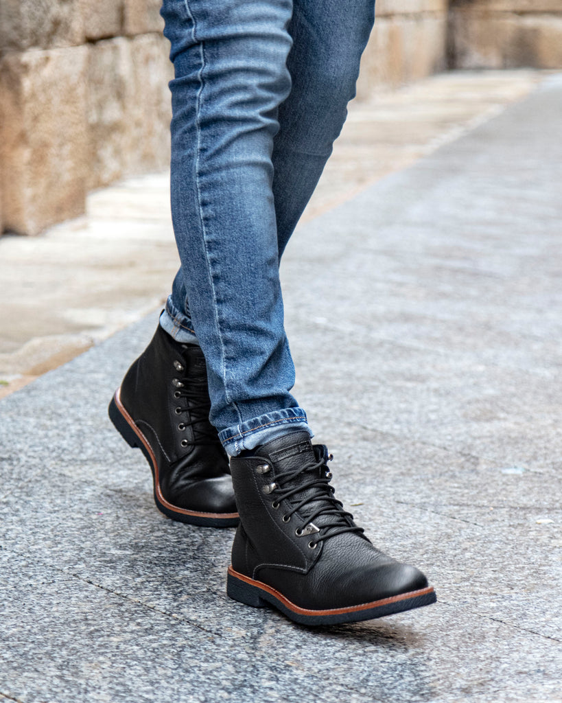 Glasgow Gtx botines de piel con forro interior de gore-tex® negro