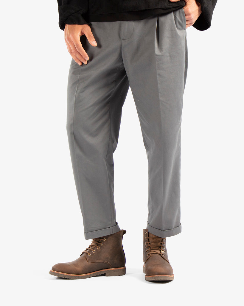 Glasgow Igloo botines de piel con forro interior de pelo natural. cuero