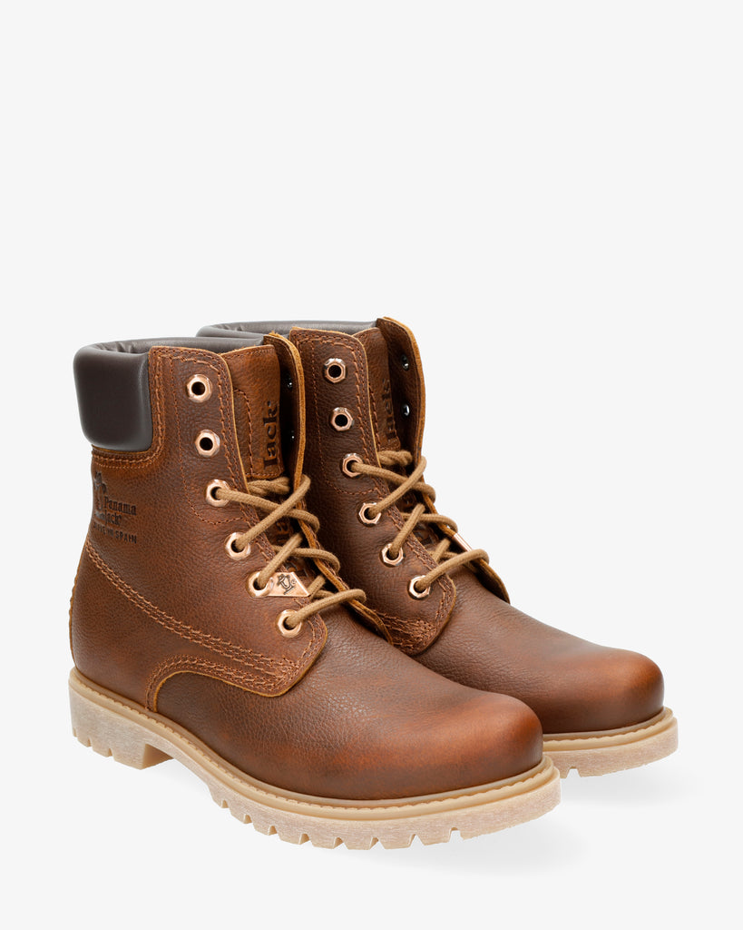 Panama 03 botas de piel con forro interior de piel. cuero