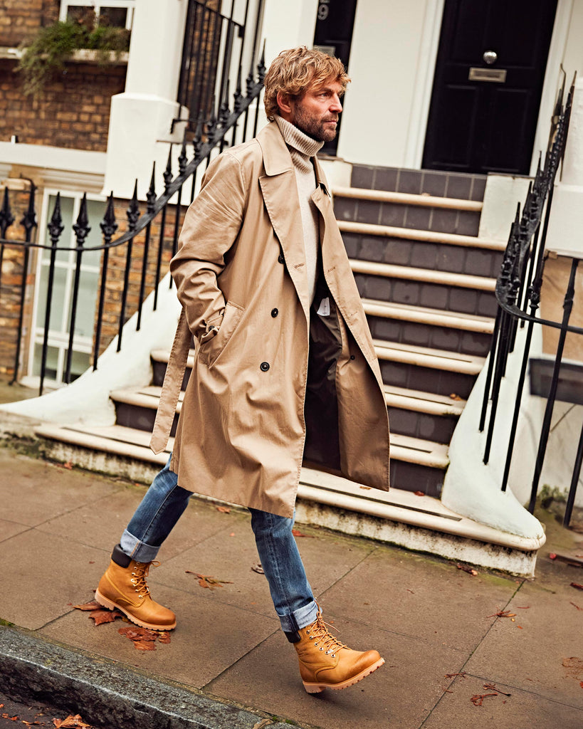 Panama 03 botas de piel con forro interior de piel. vintage