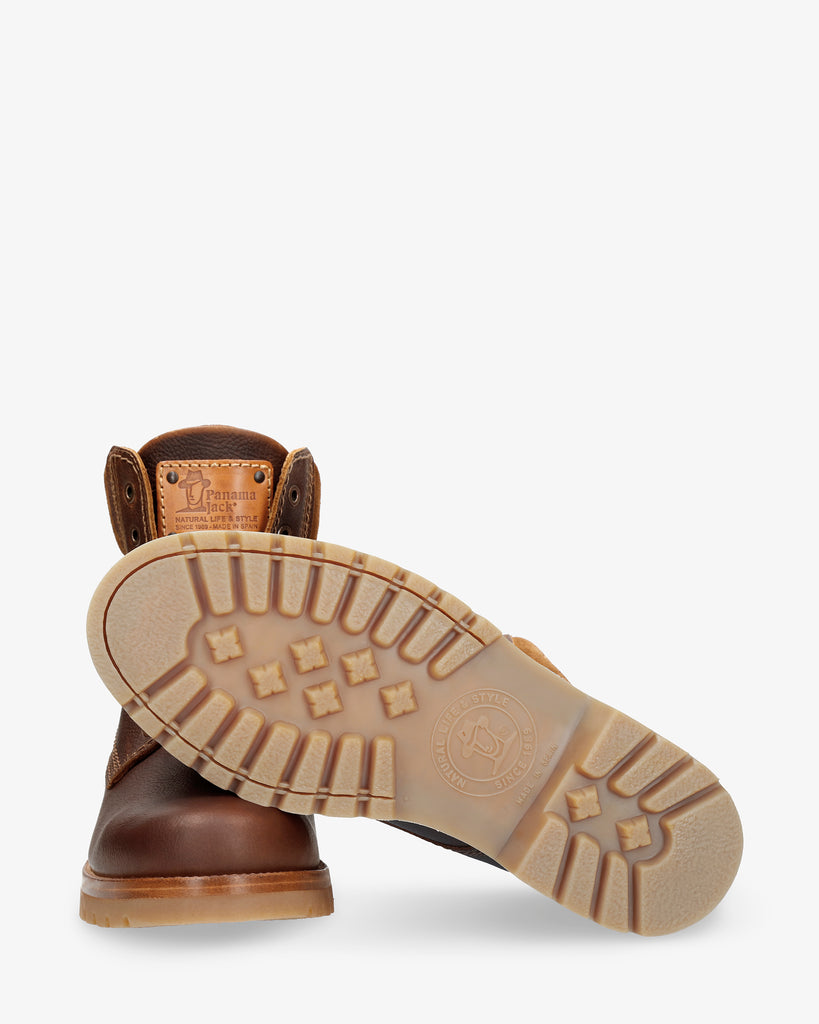 Panama 03 botas de piel con forro interior de piel. cuero