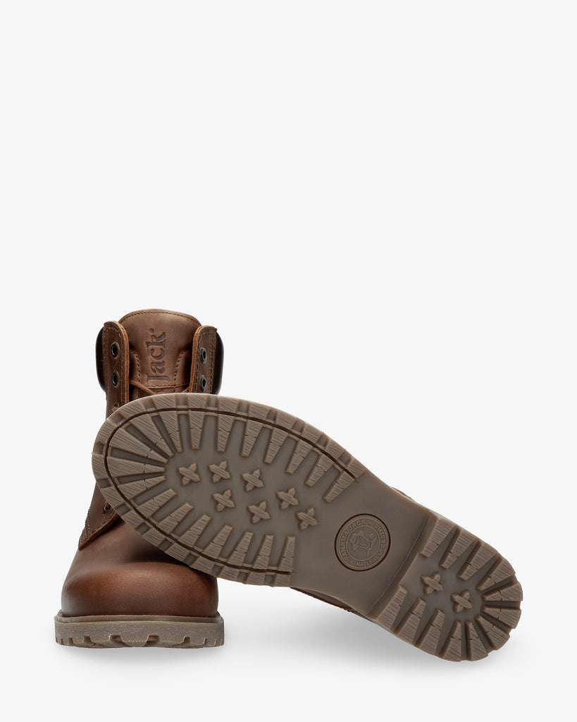 Panama 03 botas de piel con forro interior de piel. cuero