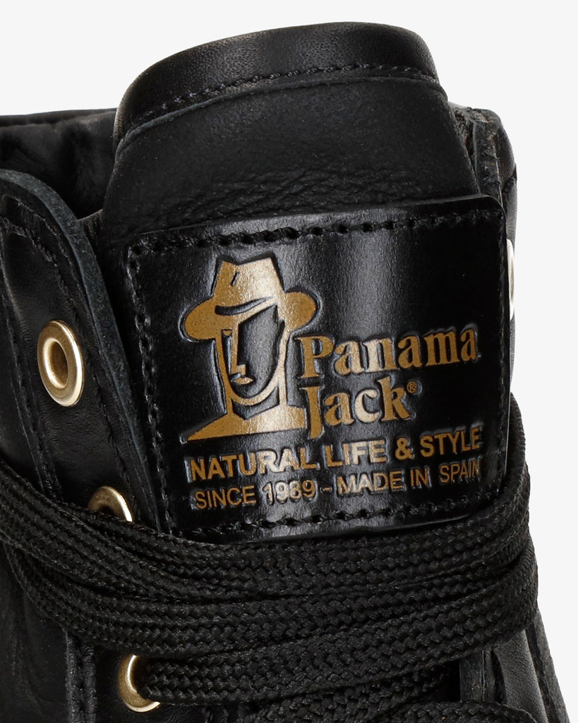 Route Boot Reporter Igloo Trav botas de piel con forro interior de pelo natural. negro