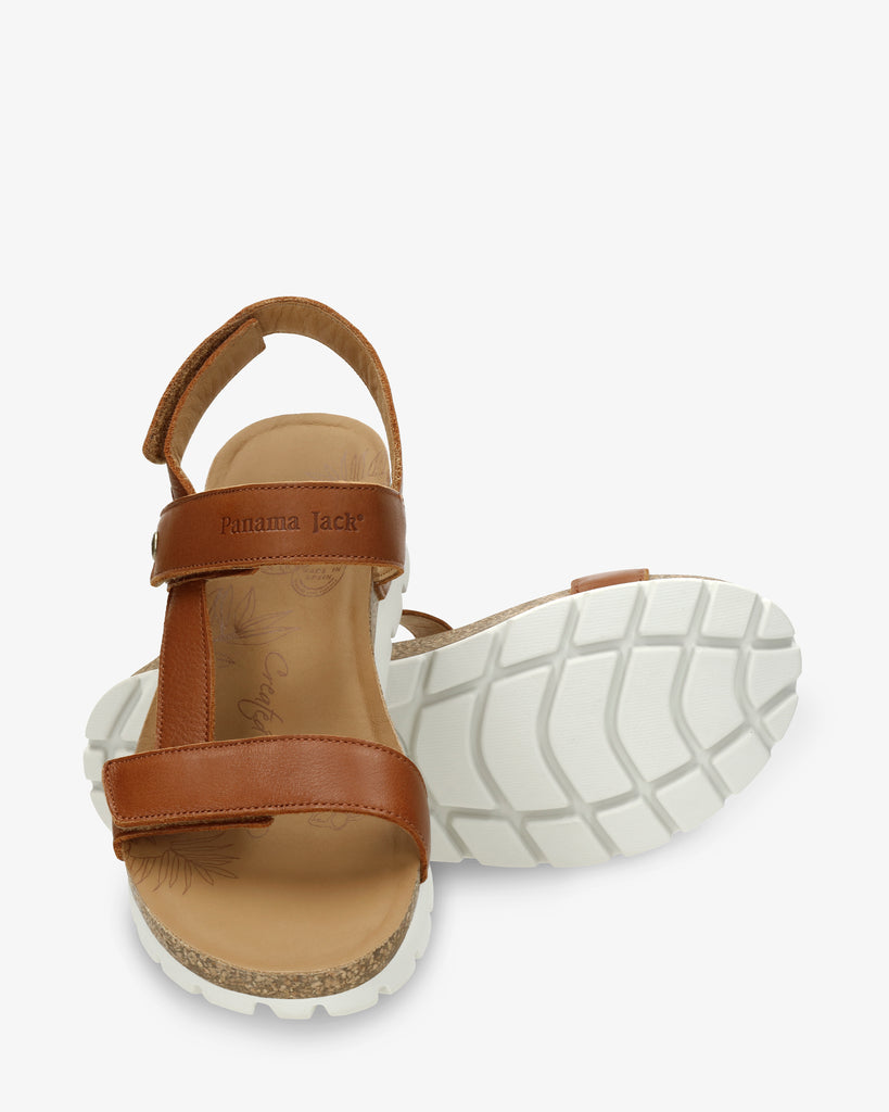 Selma sandalias de piel con forro interior de piel. cuero