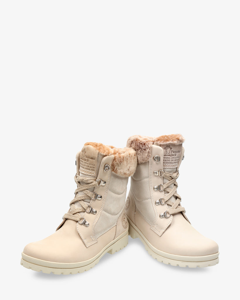 Tuscani botas de piel con forro interior de pelo. hielo