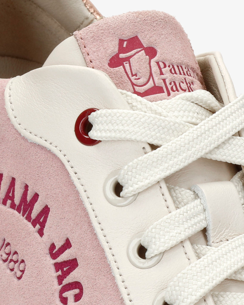 Yarely sneakers de piel con forro interior de piel. rosa